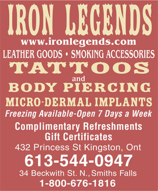 Iron Legends Tattoo And Body Piercing Iron Legends Tattoo And Body Piercing
