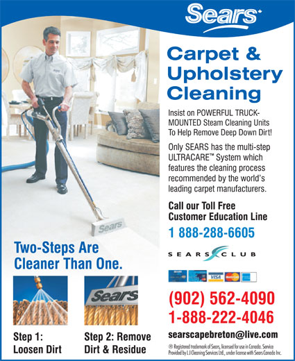 sears + carpet cleaning + canada