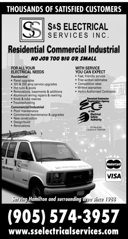 S&S Electrical Services Inc | Canpages