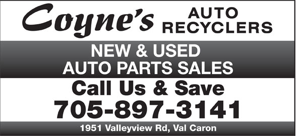 Coyne S Automotive Recyclers Car Val Caron On Coyne S Automotive Recyclers Car Val Caron On