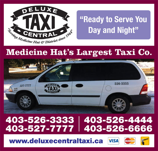 Deluxe Central Taxi 656 1/2 3 St SE, Medicine Hat, AB