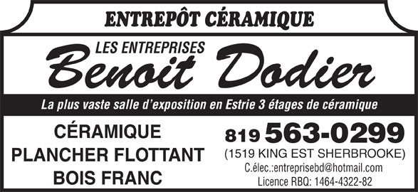 افلام+مثيره+للجنس ... Benoit Dodier Inc - Sherbrooke, QC - 1519, rue King E | Canpages - FR