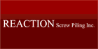Reaction Screw Piling Inc Reaction Screw Piling Inc