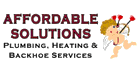 logo Affordable Solutions Plumbing Heating & Backhoe Services