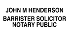 John M Henderson - Logo