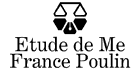 Etude de Me France Poulin - Logo