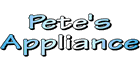 Pete's Appliance Pete's Appliance